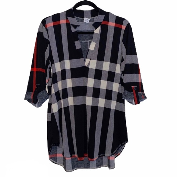 Sol R.H.R Plaid Tunic - Picture 2 of 4